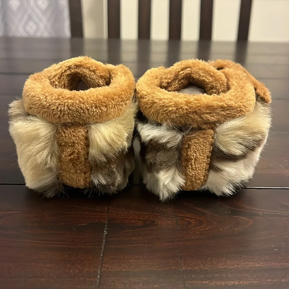 Ugg Australia I Bixbie Teddy Bear Stuffie Booties Boots Shoes Infant Baby Sz 0/1